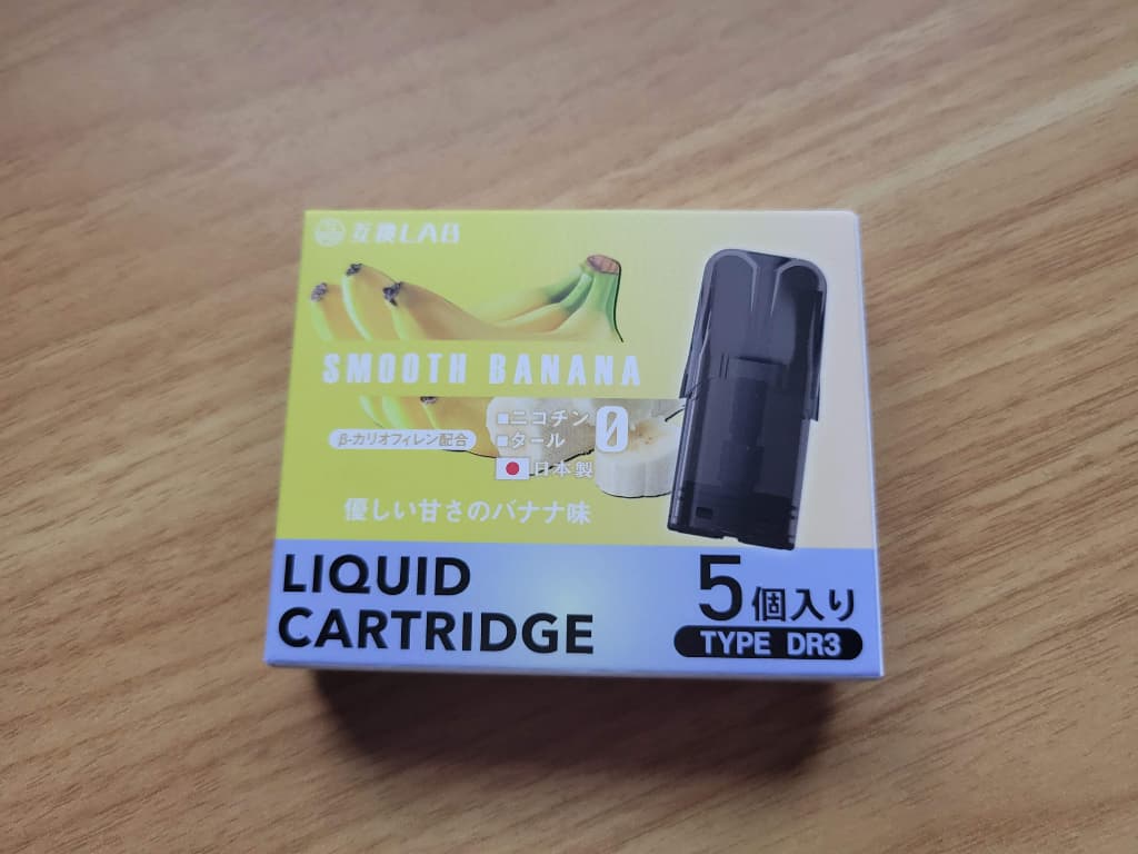 DR.VAPE Model3の互換カートリッジ スムースバナナ