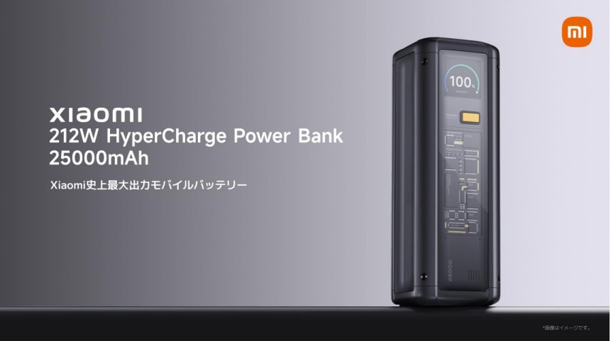 Xiaomi 212W HyperCharge Power Bank 25000mAh